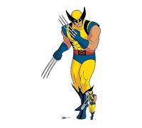 Star Cutouts SC4296: Marvel Legends - Recorte de cartón de tamaño Real de Wolverine X-Men fanáticos de Marvel, Fiestas y Eventos - Altura 166 cm