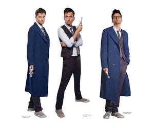 Star Cutouts SC4644 Decimocuarto Doctor Who David Tennant - Paquete Superior de cartón con Recortes de 31 cm de Altura, Fans