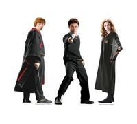 Star Cutouts SC4739 Harry Potter, Hermione Granger & Ron Weasley - Paquete de Recortes de cartón de 31 cm de Altura