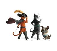 Star Cutouts SC4749 Puss in Boots, Kitty Softpaws & Perrito The Last Wish Shelf Top Pack Recortes de cartón Altura 29 cm