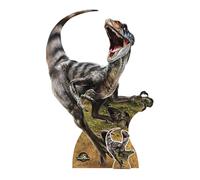 Star Cutouts SC4859 Velociraptor Dinosaurio Jurassic World Rebirth Cartón Recortado Altura 144 cm Producto Oficial Fiesta cumpleaños decoración habitación