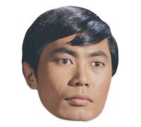 Star Cutouts SM514 Sulu Mask (George Takei) Star Trek - Pestañas y elástico - Perfecto para fiestas y coleccionistas