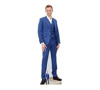 STAR CUTOUTS Tom Hiddleston-Cartón de tamaño Real Recortado, Madera, Multicolor, Lifesize