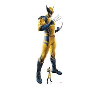 Star Cutouts Wolverine Hugh Jackmann - Recorte de cartón con Mini Standee Gratis para Fiestas de Marvel, fanáticos de Wolverine, cumpleaños, Regalos, Fiestas y fanáticos