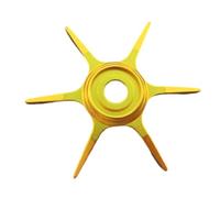 Star Drag, Carrete de pesca Partes Sistema de arrastre mejorado para Daiwa Para Tatula 300/400 Carrete de pesca Modificado Metal Star Arrastre (oro claro)