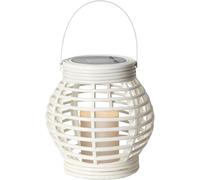 Star Farolillo Solar LED Lantern, 1 luz cálida, Color: Blanco, Aprox. 16 x 16 cm, con Panel Solar, Incluye batería, para Exteriores