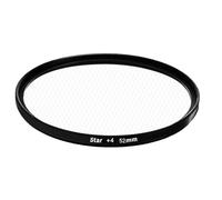 Star Filter 52mm Camera Lens Filter - 2 Inch Optical Glass Effect | Star Photography Filters - +4 Áperture Threaded Night Shootińg Accessory for Photographers Videographers & Content Creation