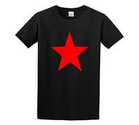 Star Fine Unisex 100% Cotton Short-Sleeve T-Shirts Black S