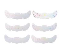 Star Freckles Patches, Temporary Facial Stickers 6 Sheets, Long-Lasting Star Heart Designs, Easy Peel Decoration for Pride Festival Birthday Concert Cosplay Events, 5.91x2.05 pulgadas