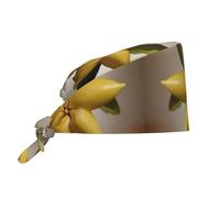 Star Fruit - Gorra de trabajo con estampado de estrellas de cinco puntas, cambia fácilmente entre la cocina, el gimnasio y la natación, color negro