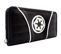 Star Galactic Wars Empire Imperial Oficiales Cartera Clutch Monedas & Tarjetero, Negro