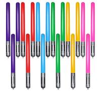 Star Globos Inflables Espada Laser, 18 Piezas Star Inflables Light Saber Sword Stick, Globos para Regalos de Fiesta Cumpleaños Cosplay