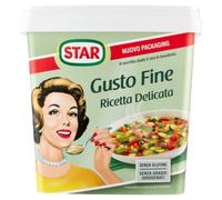 Star Gusto Fine Ricetta Delicata Preparación de alimentos para caldo 1000g Paquete de aproximadamente 50 litros de caldo