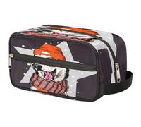 Star Husky - Bolsa de maquillaje de perro para mujeres, hombres, niños, niñas, niños, niñas, niños, bolsa de lavado divertida para perros, bolsa de aseo de viaje, artículos de aseo personal,