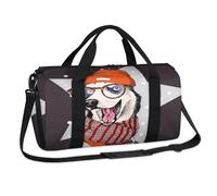 Star Husky - Bolsa deportiva para perro, divertida bolsa de viaje para el fin de semana, bolsa de viaje para el gimnasio, bolsa de lona para niños, niñas, niños, mujeres y hombres