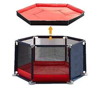 Star Ibaby Parque Infantil Bebe y Niños Pequeños con alfombra Plegable y Antideslizante, Corral Bebe a Prueba de Inclinación y Reja Segura, Fácil de Montar y Desmontar