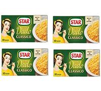 Star "Il Mio Dado Classico" cubos de caldo de sabor clásico, paquete de 4 cajas de 10 cubos, 10 g cada cubo