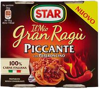 Star Il mio Gran ragu Piccante - Salsa de tomate (8 x 180 g)