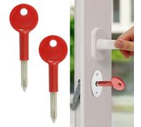 Star Key - Juego de 3 llaves universales para ventana, llave de pestillo para puertas simples, ventanas, puertas cortafuegos, puerta de bahía y boca de agua, Star Keys