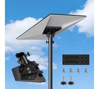 Star Link Gen 3 Pipe Adapter, Pole Mount Adaptor with 160° Tilt Adjustment & Weatherproof Aluminum Alloy, Star-Link Mounting Kit for Standard Dish V3, Mount Accessories (Fits MAX 1.38-Inch Poles)