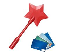 Star Magic Wands Contactless Payment Card Holder | 3D Printed Wand TapTo Pay, TapTo-Pay Credit Card Wand, Fun Functional Present For Kids, Adults