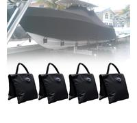 STAR MARINE Bolsa de Arena para Cubierta de Barco, Kit de Amarre de Grado Marino, Accesorios para Barcos, Bolsas de Arena de Peso Resistentes al Viento, Capacidad de 10 Libras, 4 Piezas (Bolsa de