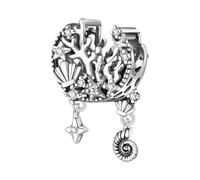 Star Moon Ocean World Bead Charm, Charm para pulsera, compatible con Pandora Bracelet Neckalce