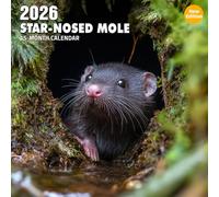 Star-Nosed Mole 2026 Calendar: Fascinating creatures with unique features