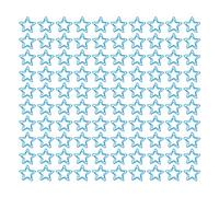 Star Paper Clips 100pcs | Metallic Non - Corroding Paper Clips for Office/School/Crafting | Blue Star Shaped Paper Clips Bulk