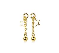Star Pentagram Bead Drop Earrings for Women Party Anniversary Jewelry Drop