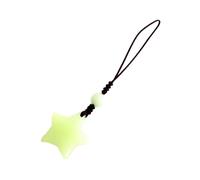 Star Phone Charm - Unique Stars Mobile Pendant, Glow Keychain, Compact Design Easy Attach Eye-Catching Soft Finish Ornament | Suitable for Purse Backpack Phones Decoration Gift Collectible Accessory