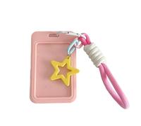 Star Photocard Dulce Tarjetero Anti Perdido Llavero Funda Protectora Protector Tarjetas Tarjetas Buss Mangas Hermosas Fundas de Buss, a