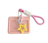 Star Photocard Dulce Tarjetero Anti Perdido Llavero Funda Protectora Protector Tarjetas Tarjetas Buss Mangas Hermosas Fundas de Buss, b