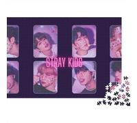Star Puzzle 500 Piezas para Adultos - Stray Kids Rompecabezas De Madera, Juego Educativo 3D, Amantes De Puzzles 500pcs (52x38cm)
