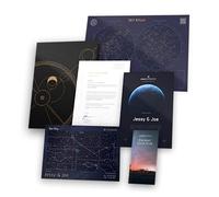 Star Registration Nombre una estrella para aniversario, carpeta de regalo personalizada, perfecta para parejas y ocasiones especiales (Tierra)