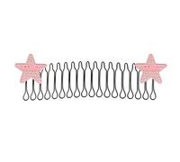 Star Rhinestone Fine Hair Comb - Invisible Stretchable Hairpin Hair Comb | Elegant Star Ĥair Finishing Tool For Women Girls, Decorative H́air Organizer For Updos And Daily Styling
