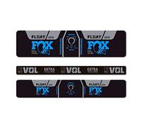 STAR SAM Pegatinas Compatibles con amortiguador bici Fox Float Performance DPS EVOL 2021 Azul claro 1 CMT