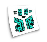 STAR SAM Pegatinas Compatibles con horquilla bici Fox 32 Performance Elite 2021 Menta 1 CMT