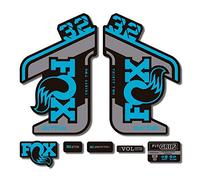 STAR SAM Pegatinas Compatibles con horquilla bici Fox 32 Rhythm 2021 1 CMT (Azul claro)