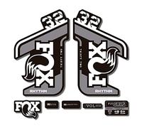 STAR SAM Pegatinas Compatibles con horquilla bici Fox 32 Rhythm 2021 1 CMT (Blanco)