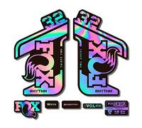 STAR SAM Pegatinas Compatibles con horquilla bici Fox 32 Rhythm 2021 1 CMT (Holográfico)