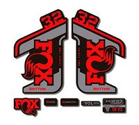 STAR SAM Pegatinas Compatibles con horquilla bici Fox 32 Rhythm 2021 1 CMT (Rojo)