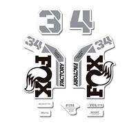 STAR SAM Pegatinas Compatibles con horquilla bici Fox 34 Factory Step Cast 2022 Negro 1 CMT