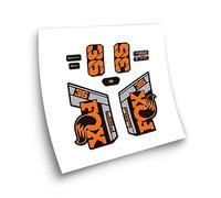 STAR SAM Pegatinas Compatibles con horquilla bici Fox 36 Performance Elite 2021 Naranja 1 CMT