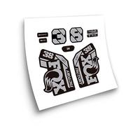 STAR SAM Pegatinas Compatibles con horquilla bici Fox 38 Heritage Collection 2021 Gris 1 CMT