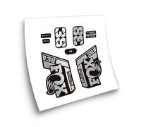 STAR SAM Pegatinas Compatibles con horquilla bici Fox 38 Performance Elite 2021 Cromado espejo 1 CMT