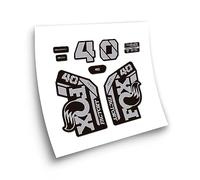 STAR SAM Pegatinas Compatibles con horquilla bici Fox 40 Heritage Collection 2021 Gris 1 CMT