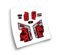 STAR SAM Pegatinas Compatibles con horquilla bici Fox 40 Performance Elite 2021 Rojo 1 CMT