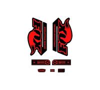 STAR SAM Pegatinas Compatibles con horquilla bici Fox Evolution Series 29'' Rojo 1 CMT