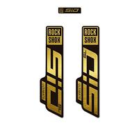 STAR SAM Pegatinas Compatibles con horquilla bici Rock Shox SID Ultimate SL 2021 Oro metalizado 1 CMT